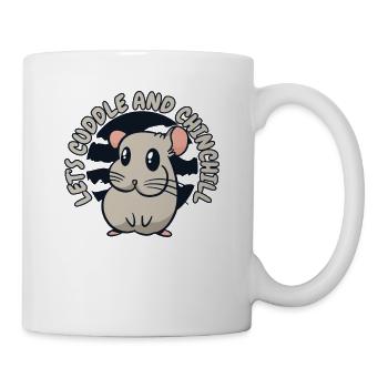 Let’s Cuddle And Chinchill Long Tail Long Hair - Mug blanc - blanc - Droite