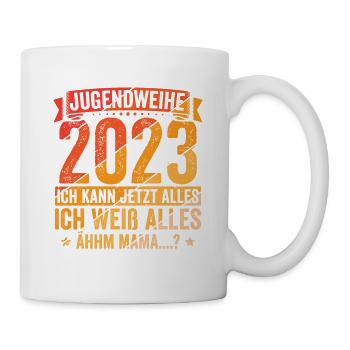 Jugendweihe 2023 - Tasse - Weiß - Rechts