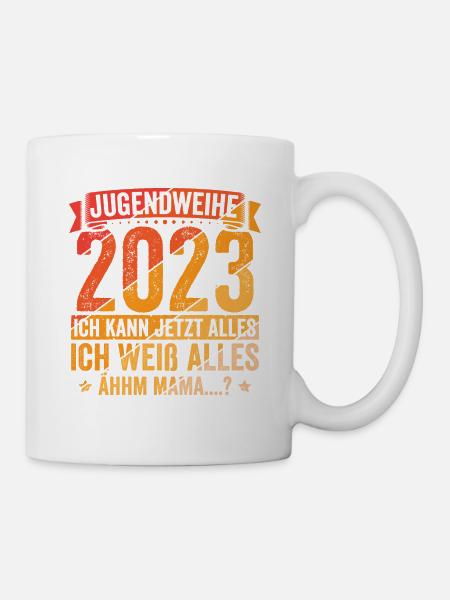 Jugendweihe 2023 - Tasse - Weiß