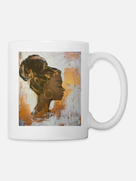 Afrikanische Königin - Tasse - Weiß