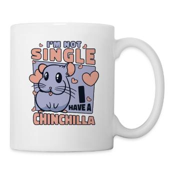 I'm Not Single I Have A Chinchilla Long - Mug - white - Right