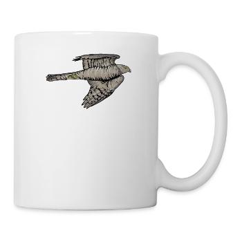 Kestrel I Bird of Prey Pickling Motif for Falconer - Mug - white - Right