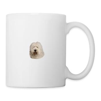 Beware of the master, harmless Bobtail - Mug - white - Right