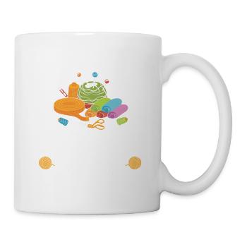 Quilten Geschenk Nähen Stricken Quilter - Tasse - Weiß - Rechts