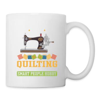 Quilting Gift Sewing Knitting Quilter - Mug - white - Right