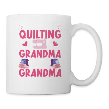 Quilting Gift Sewing Knitting Quilter - Mug - white - Right