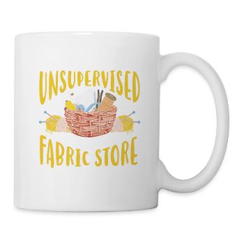 Quilten Geschenk Nähen Stricken Quilter - Tasse - Weiß - Rechts