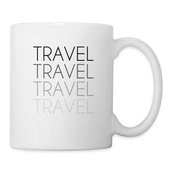travel Travel lettering - Mug - white - Right