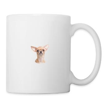 Beware of the master, harmless Chihuahua - Tasse - Weiß - Rechts