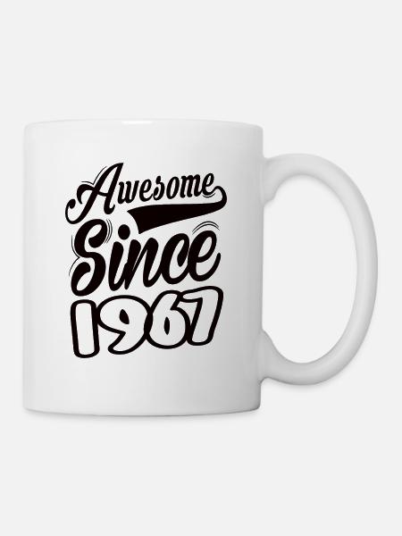 Awesome Since 1967 - Tasse - Weiß