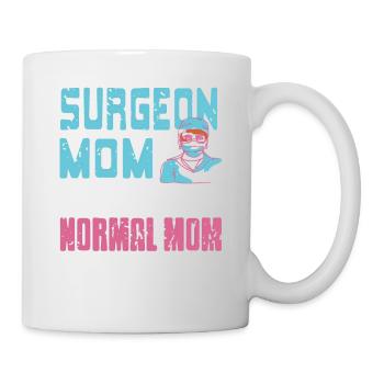 Chirurgien MOM comme un MOM normal mais beaucoup plus intelligent - Mug blanc - blanc - Droite