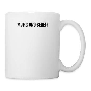 Feuerwehr - Mutig und bereit - Tasse - Weiß - Rechts
