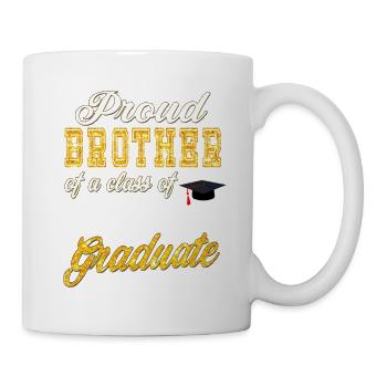 Graduation 2023 - Fier frère d’une promotion de 2023 - Mug blanc - blanc - Droite
