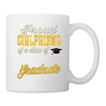Graduation 2023 - Fière petite amie d’une classe de 2 - Mug blanc - blanc - Droite