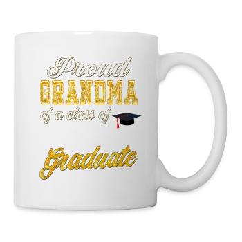 Remise des diplômes 2023 - Fière grand-mère d’une classe de 2023 - Mug blanc - blanc - Droite