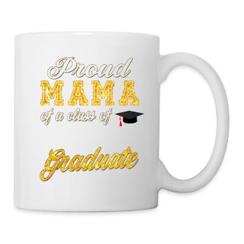 Mama de diplômée - Fière maman d’une promotion de 2023 - Mug blanc - blanc - Droite