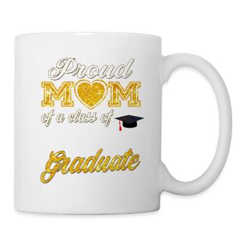 Maman de diplômé - Fière maman d’une promotion de 2023 - Mug blanc - blanc - Droite