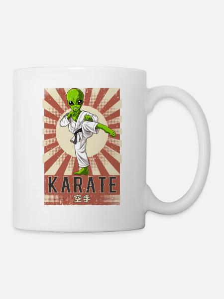 Karate - Tasse - Weiß