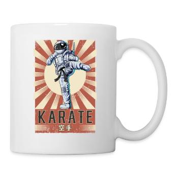 Karate - Tasse - Weiß - Rechts