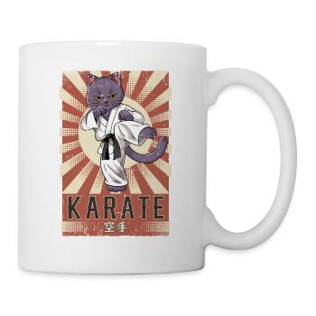 Karate - Tasse - Weiß - Rechts