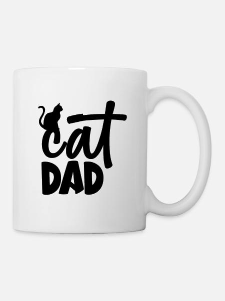 Cat Dad - Tasse - Weiß