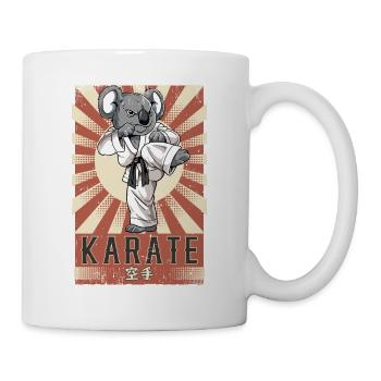 Karate - Tasse - Weiß - Rechts