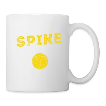 May The Spike Be With You Funny Volleyball Player - Mug - white - Right