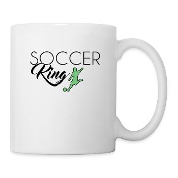 Fußball King - Tasse - Weiß - Rechts