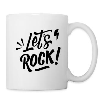 Let's Rock - Rock Music Rock & Roll - Mug - white - Right