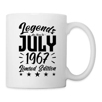 Naissance En Juillet 1967. Cadeau d'anniversaire. - Mug blanc - blanc - Droite
