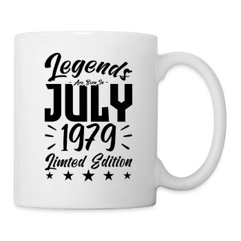 Naissance En Juillet 1979. Cadeau d'anniversaire. - Mug blanc - blanc - Droite