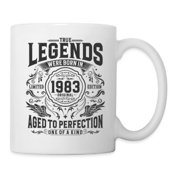 Vintage 1983 Born Legends Vintage Anniversaire - Mug blanc - blanc - Droite