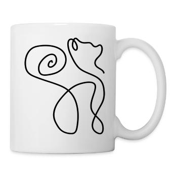 Hund Chien - Mug blanc - blanc - Droite