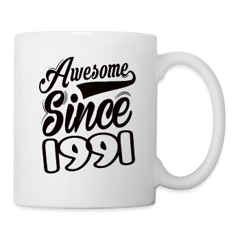 Awesome Since 1991 - Mug - white - Right