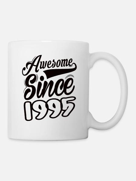 Awesome Since 1995 - Tasse - Weiß
