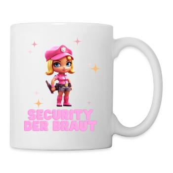 Security der Braut - Tasse - Weiß - Rechts