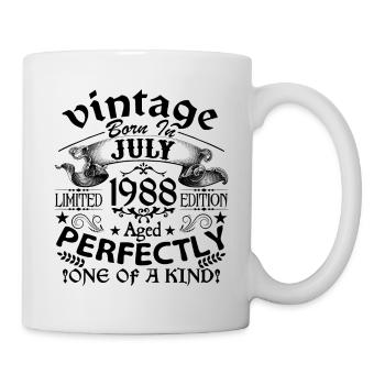 Juli 1998 | Jahrgang 1998 | geboren im Juli - Tasse - Weiß - Rechts