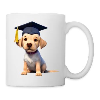 Bachelor Labrador Study Dogs Graduation - Mug blanc - blanc - Droite