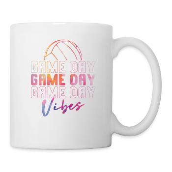 Gameday Vibes Volleyball Mom Pride Daddy Sport - Mug - white - Right