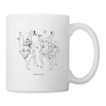 Der Krieg der Maler - Tasse - Weiß - Rechts