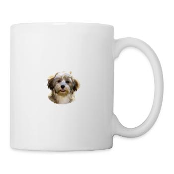 Vorsicht vor dem Herrchen, harmloser Havaneser - Tasse - Weiß - Rechts