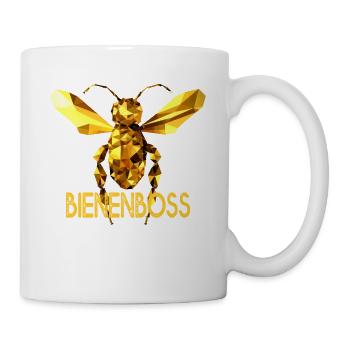 Bienenboss Imker Honig Dealer Bienenzüchter Bienen - Tasse - Weiß - Rechts