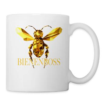 Bienenboss Imker Honig Dealer Bienenzüchter Bienen - Tasse - Weiß - Rechts