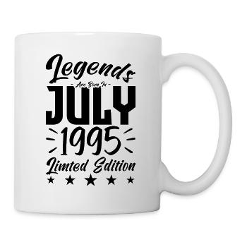 Naissance En Juillet 1995. Cadeau d'anniversaire. - Mug blanc - blanc - Droite