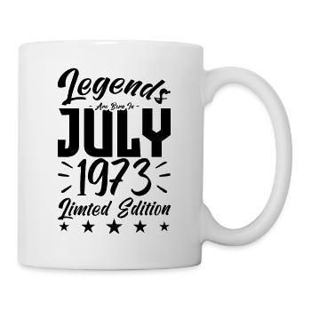 Naissance En Juillet 1973. Cadeau d'anniversaire. - Mug blanc - blanc - Droite