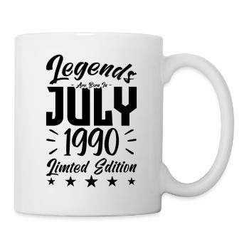 Naissance En Juillet 1990. Cadeau d'anniversaire. - Mug blanc - blanc - Droite