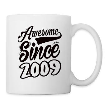 Awesome Since 2009 - Mug - white - Right