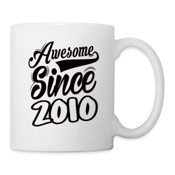 Awesome Since 2010 - Mug - white - Right