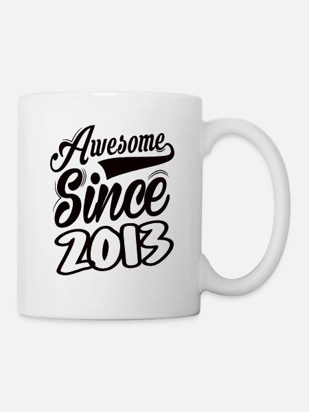 Awesome Since 2013 - Tasse - Weiß