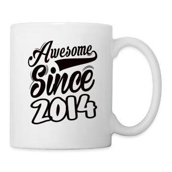 Awesome Since 2014 - Mug - white - Right